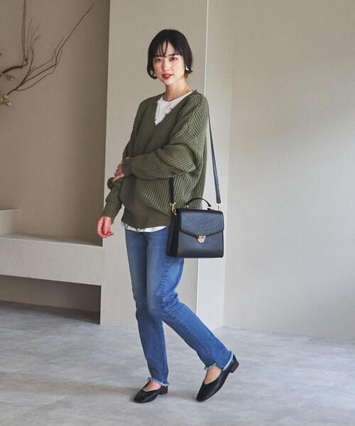 coen（コーエン）の「【WEB限定】2WAYショルダーバッグ（ショルダーバッグ・レディース・オフホワイト/ブラック・FREE）」の10枚目の写真