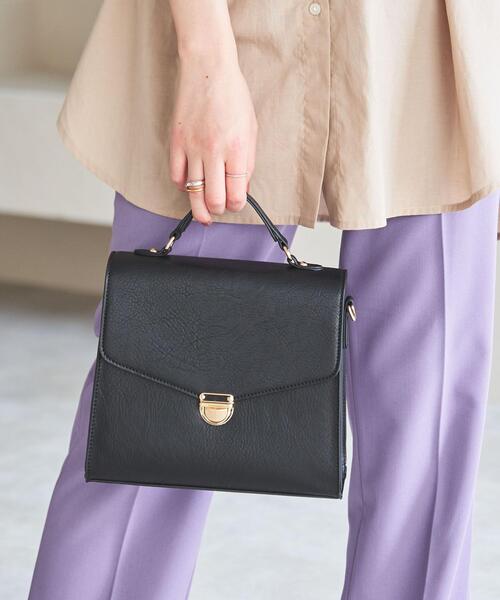 coen（コーエン）の「【WEB限定】2WAYショルダーバッグ（ショルダーバッグ・レディース・オフホワイト/ブラック・FREE）」の5枚目の写真