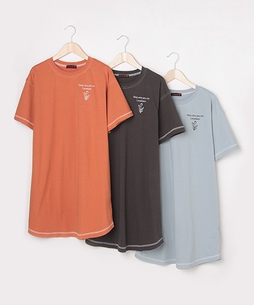 ワンピースバックイラストtシャツワンピース ワンピース Lovetoxic ラブトキシック のファッション