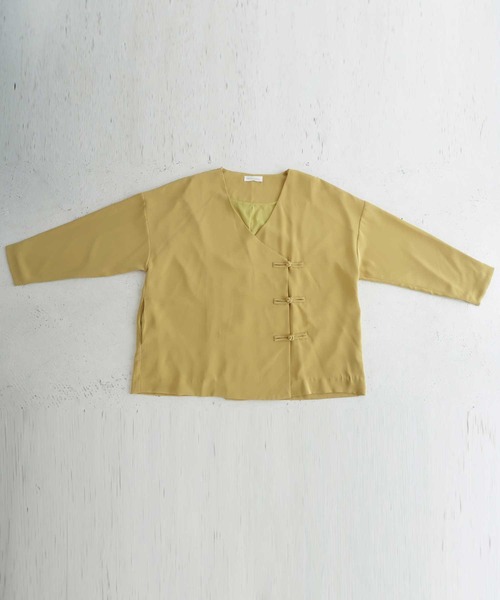 antiqua（アンティカ）の「上質な気品。チャイナジャケット（ノーカラージャケット・レディース・ブラック/イエロー/ホワイト系その他・FREE）」の22枚目の写真