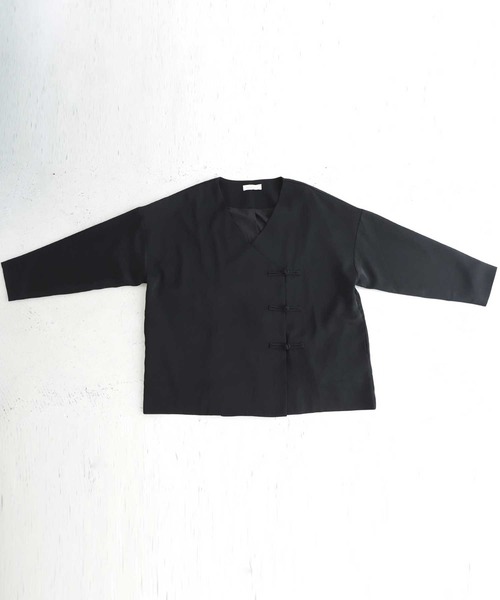 antiqua（アンティカ）の「上質な気品。チャイナジャケット（ノーカラージャケット・レディース・ブラック/イエロー/ホワイト系その他・FREE）」の21枚目の写真