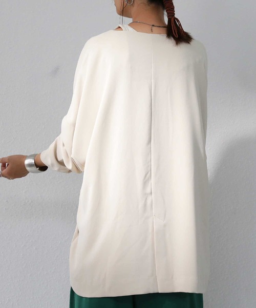 antiqua（アンティカ）の「上質な気品。チャイナジャケット（ノーカラージャケット・レディース・ブラック/イエロー/ホワイト系その他・FREE）」の7枚目の写真