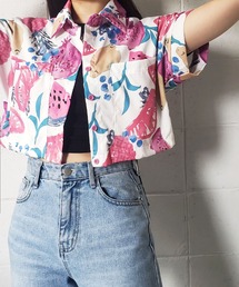 ビッグポケットアソートショート柄シャツ【数量限定】
