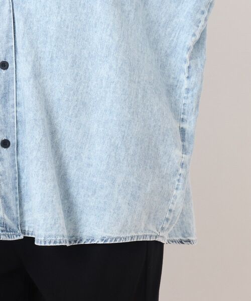 Cutie Blonde(キューティーブロンド)の「◆【S-L】フェイクレイヤードブラウス(Tシャツ/カットソー・レディース・ライトブルー/サックスブルー/ブルー・01/02/03)」の12枚目の写真