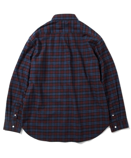 Lafayette（ラファイエット）の「LFYT ラファイエット [Lafayette] - ロゴ ビックシルエット プレイド チェック 長袖 シャツ[L LOGO BIG SILHOUETTE PLAID SHIRT]（シャツ/ブラウス・メンズ・ホワイト/レッド/グリーン・L/M）」の13枚目の写真