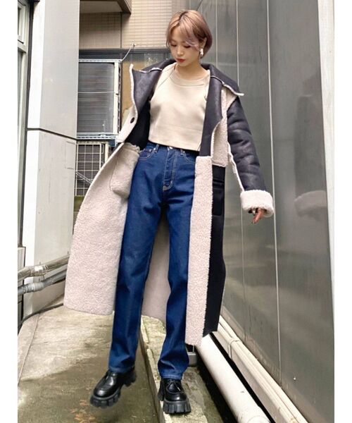 EMODA（エモダ）の「タックスリーブソリッドトップ（Tシャツ/カットソー・レディース・ブラック/ベージュ/カーキ・FREE）」の8枚目の写真