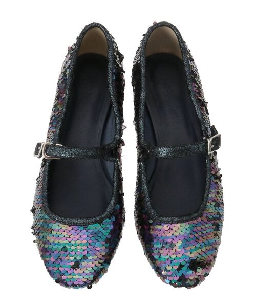 merry jenny（メリージェニー）の「スパンコールワンストラップシューズ（パンプス・レディース・ブラック/ベージュ/その他1・MEDIUM/LARGE）」の5枚目の写真