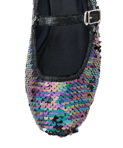 merry jenny（メリージェニー）の「スパンコールワンストラップシューズ（パンプス・レディース・ブラック/ベージュ/その他1・MEDIUM/LARGE）」の7枚目の写真