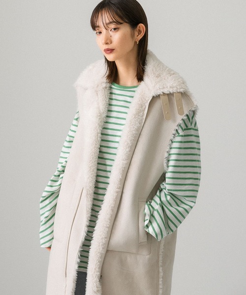 KBF（ケイビーエフ）の「ULTRA THERMOボーダーカットソー（Tシャツ/カットソー・レディース・グリーン系その他/ブルー系その他/レッド系その他・ONE）」の13枚目の写真