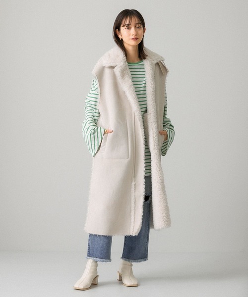 KBF（ケイビーエフ）の「ULTRA THERMOボーダーカットソー（Tシャツ/カットソー・レディース・グリーン系その他/ブルー系その他/レッド系その他・ONE）」の14枚目の写真