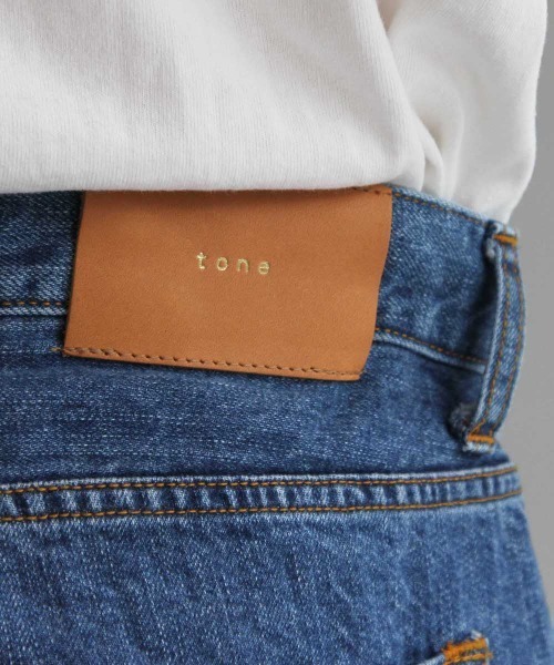 tone(トーン)の「tone 5 pocket staright denim(デニムパンツ・メンズ・インディゴブルー・S)」の4枚目の写真
