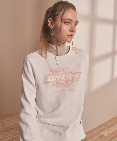 セール レディース プリント入り 裏毛スウェットトレーナー スウェット Dickies ディッキーズ のファッション通販 Zozotown