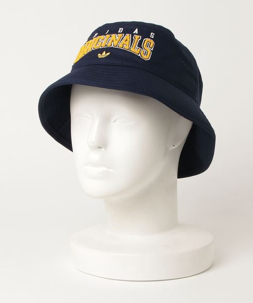 adidas（アディダス）の「バケットハット [BUCKET HAT] アディダスオリジナルス（ハット・メンズ・ネイビー・X-LARGE/LARGE/MEDIUM）」の5枚目の写真