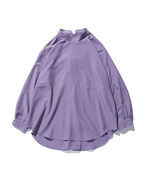 J.PRESS YORK STREET(ジェイプレスヨークストリート)の「【WOMEN】バックシャンチュニック ブラウス(シャツ/ブラウス・レディース・ベージュ系/ふじ色系/イエロー系・F)」の2枚目の写真