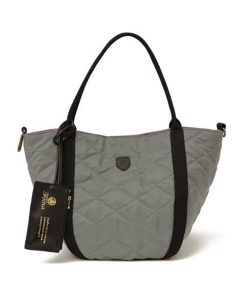 folna(フォルナ)の「【WEB限定/SHIPS any別注】Folna: 2WAY キルティング バッグ(トートバッグ・レディース・ベージュ/オリーブ/ブラック/ナチュラル/ライトオリーブ/グレー/オフホワイト/ネイビー・ONE SIZE)」の9枚目の写真