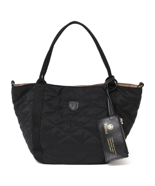 folna(フォルナ)の「【WEB限定/SHIPS any別注】Folna: 2WAY キルティング バッグ(トートバッグ・レディース・ベージュ/オリーブ/ブラック/ナチュラル/ライトオリーブ/グレー/オフホワイト/ネイビー・ONE SIZE)」の10枚目の写真