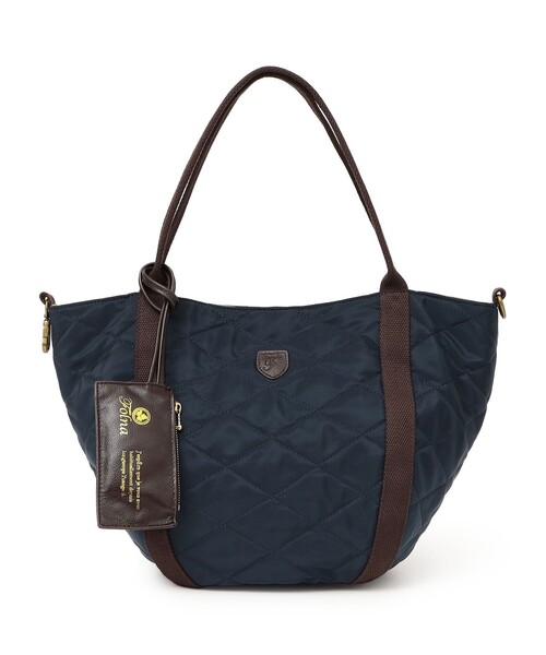 folna(フォルナ)の「【WEB限定/SHIPS any別注】Folna: 2WAY キルティング バッグ(トートバッグ・レディース・ベージュ/オリーブ/ブラック/ナチュラル/ライトオリーブ/グレー/オフホワイト/ネイビー・ONE SIZE)」の11枚目の写真