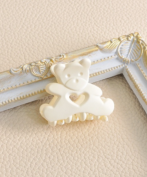 セール Float クマ ミニ ヘアクリップ パステルカラー 10色 バレッタ ヘアクリップ Vibgyor Women ヴィブジョー ウィメン のファッション通販 Zozotown