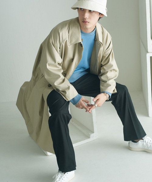 .efiLevol（エフィレボル）の「TAICHI MUKAI x EFILEVOL Piping pullover（スウェット・メンズ・グレー/ブルー/グリーン・1）」の8枚目の写真