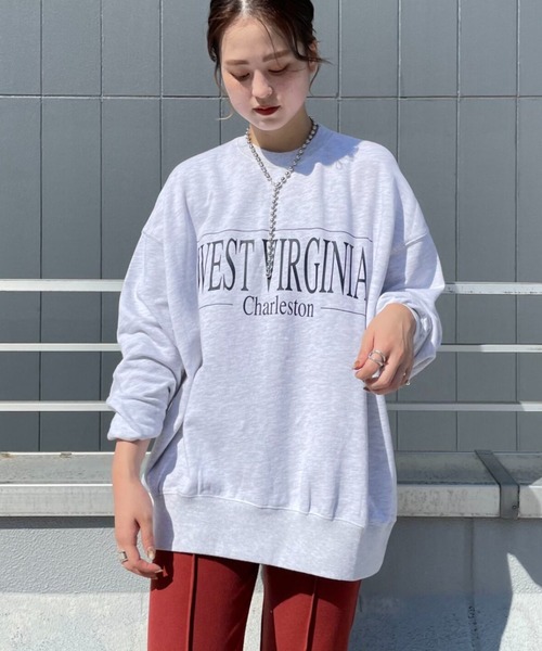 CIAOPANIC（チャオパニック）の「【WEB限定】ロゴビッグスウェット（スウェット・レディース・ブラック/ブラウン/グレー/グリーン・FREE）」の3枚目の写真