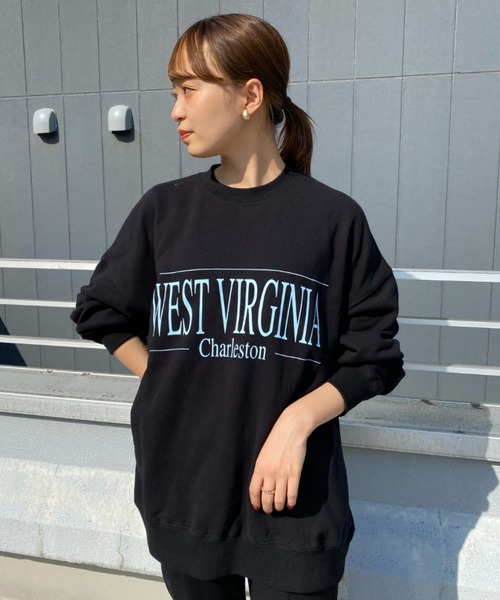 CIAOPANIC（チャオパニック）の「【WEB限定】ロゴビッグスウェット（スウェット・レディース・ブラック/ブラウン/グレー/グリーン・FREE）」の7枚目の写真