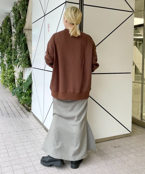 CIAOPANIC（チャオパニック）の「【WEB限定】ロゴビッグスウェット（スウェット・レディース・ブラック/ブラウン/グレー/グリーン・FREE）」の12枚目の写真