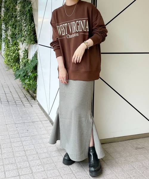 CIAOPANIC（チャオパニック）の「【WEB限定】ロゴビッグスウェット（スウェット・レディース・ブラック/ブラウン/グレー/グリーン・FREE）」の13枚目の写真