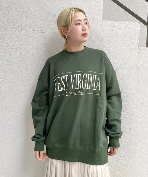 CIAOPANIC（チャオパニック）の「【WEB限定】ロゴビッグスウェット（スウェット・レディース・ブラック/ブラウン/グレー/グリーン・FREE）」の19枚目の写真