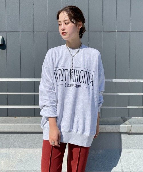 CIAOPANIC（チャオパニック）の「【WEB限定】ロゴビッグスウェット（スウェット・レディース・ブラック/ブラウン/グレー/グリーン・FREE）」の21枚目の写真