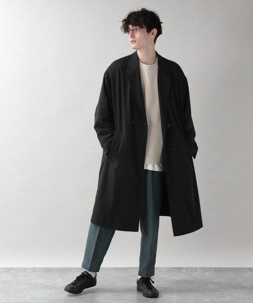 RAGEBLUE(レイジブルー)の「ラグイージー/クリーンWチェスターコート/203159(チェスターコート・メンズ・ベージュ系その他2/その他19・MEDIUM/LARGE)」の12枚目の写真