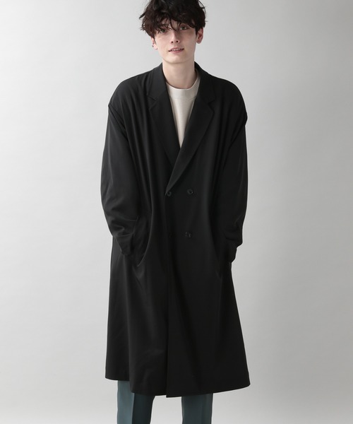 RAGEBLUE(レイジブルー)の「ラグイージー/クリーンWチェスターコート/203159(チェスターコート・メンズ・ベージュ系その他2/その他19・MEDIUM/LARGE)」の3枚目の写真