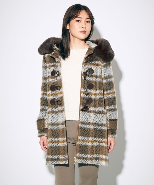 GRACE CONTINENTAL（グレースコンチネンタル）の「シャギーチェック