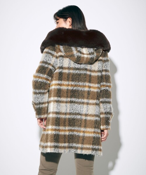 GRACE CONTINENTAL（グレースコンチネンタル）の「シャギーチェック