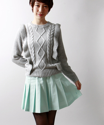 WEGO | WEGO/リブラインプリーツスカート(スカート)