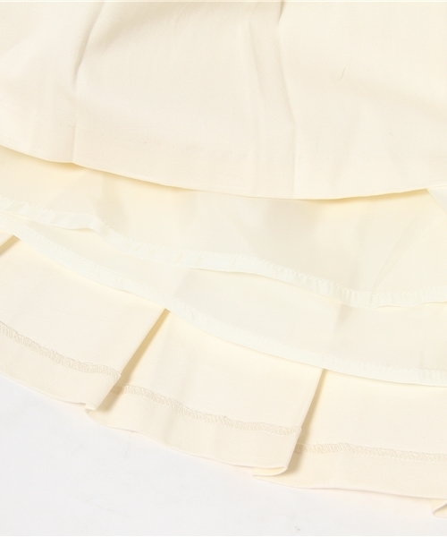 WEGO（ウィゴー）の「WEGO/リブラインプリーツスカート（スカート・レディース・オフホワイト/グリーン系その他/ネイビー/オレンジ・FREE）」の6枚目の写真