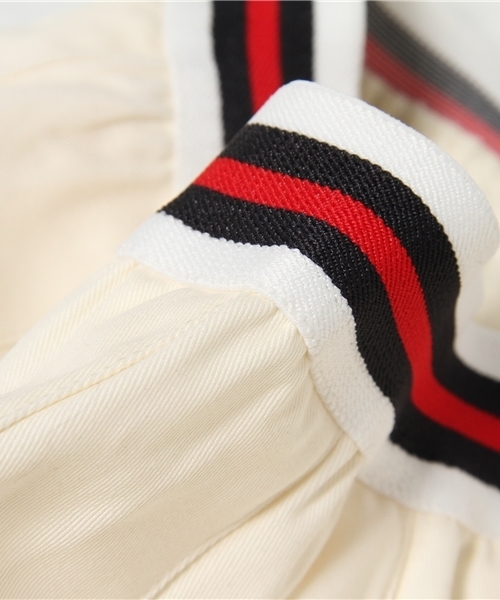 WEGO（ウィゴー）の「WEGO/リブラインプリーツスカート（スカート・レディース・オフホワイト/グリーン系その他/ネイビー/オレンジ・FREE）」の7枚目の写真