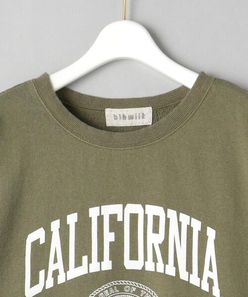 bibmilk（ビブミルク）の「＜bibmilk＞サイドスリットスウェット プルオーバー（スウェット・レディース・ホワイト/オリーブ・FREE）」の12枚目の写真