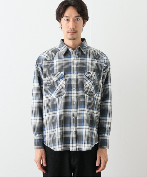 Wrangler(ラングラー)の「【WRANGLER/ラングラー】HEAVY FLANNEL OVERSIZE SHIRTS(シャツ/ブラウス・メンズ・レッド/ブルー/アイボリー・MEDIUM/LARGE)」の11枚目の写真