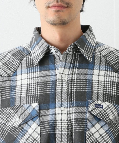 Wrangler(ラングラー)の「【WRANGLER/ラングラー】HEAVY FLANNEL OVERSIZE SHIRTS(シャツ/ブラウス・メンズ・レッド/ブルー/アイボリー・MEDIUM/LARGE)」の18枚目の写真