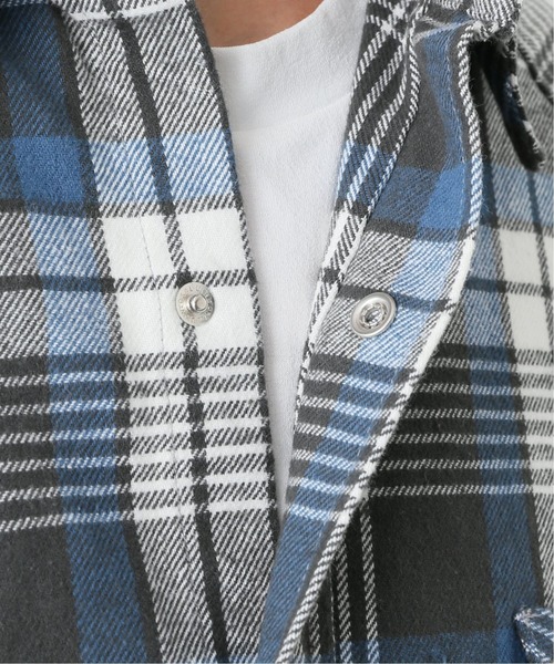 Wrangler(ラングラー)の「【WRANGLER/ラングラー】HEAVY FLANNEL OVERSIZE SHIRTS(シャツ/ブラウス・メンズ・レッド/ブルー/アイボリー・MEDIUM/LARGE)」の12枚目の写真