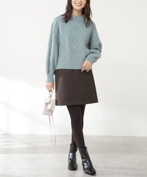 N.(N. Natural Beauty Basic) | 【S Size Line】◆ウォームタッチミニスカート(スカート)