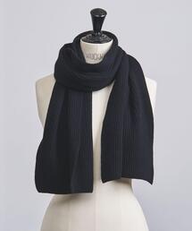 Johnstons of Elgin | 【別注】＜JOHNSTONS（ジョンストンズ）＞カシミヤ リブ マフラー(ストール/ショール)