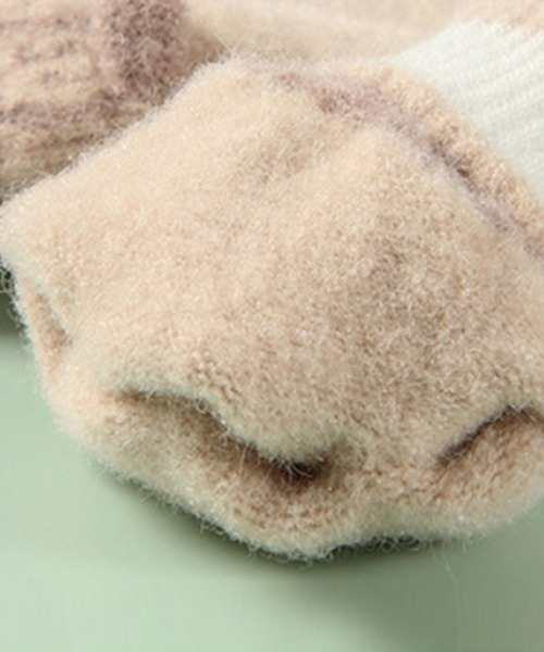 aimoha(アイモハ)の「【aimoha-KIDS-】【定番】指切りアニマル耳モチーフ手袋グローブ(手袋・キッズ・ベージュ/イエロー/ブルー/ピンク/オレンジ/グレー・ONE SIZE)」の20枚目の写真