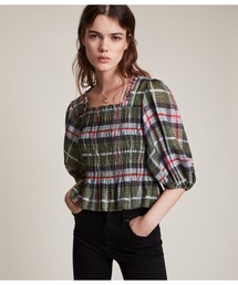 ALLSAINTS（オールセインツ）の「LIA CHECK TOP | LIA チェック トップ（その他トップス）」