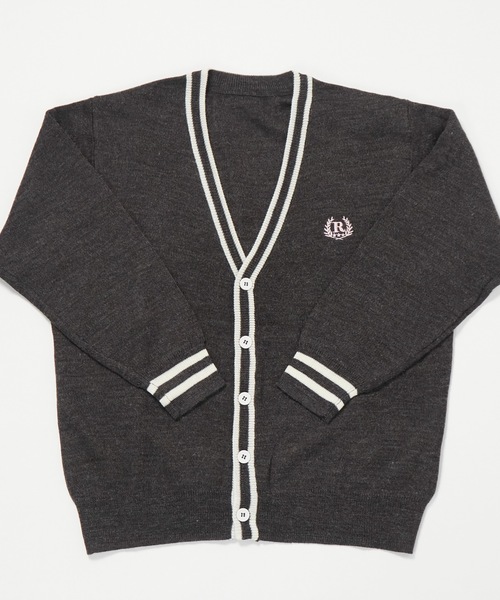 repipi armario（レピピ アルマリオ）の「【repipi armario / レピピアルマリオ】キッズチルデンカーディガン（カーディガン/ボレロ・キッズ・ブラック/ネイビー/グレー・140/150/160）」の10枚目の写真