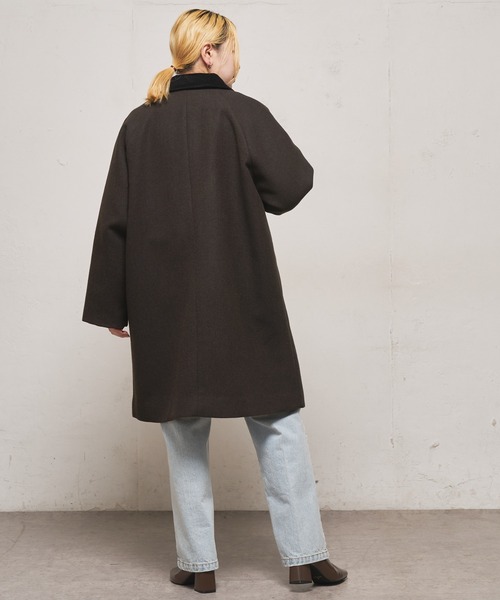 未使用【mare】トラディショナル コーデュロイ カラー Aライン コート