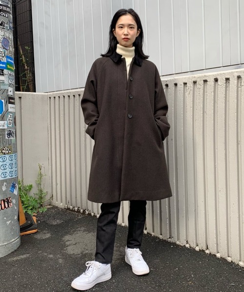 未使用【mare】トラディショナル コーデュロイ カラー Aライン コート CIAOPANIC（チャオパニック）の「コーデュロイカラーAライン