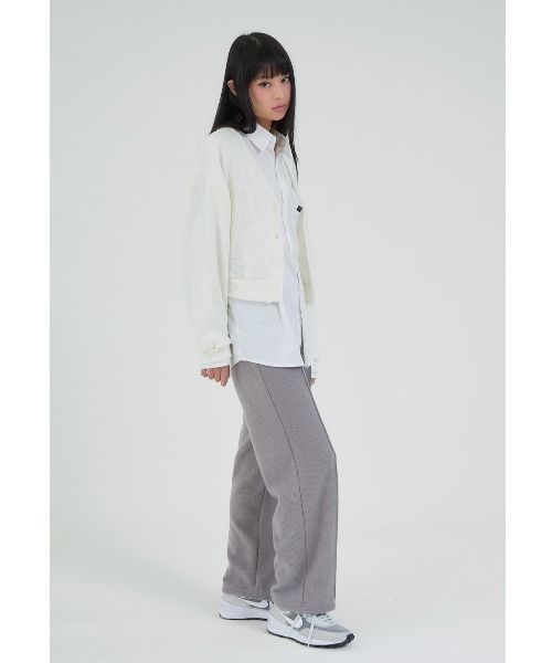 【美品】アンティパスト ANTIPAST*sock knit cardigan*1薄手羽織切替クルーネックグレーグリーンアイボリー(27-2502-143)【52C52】 楽天市場】アンティパスト カーディガンの通販