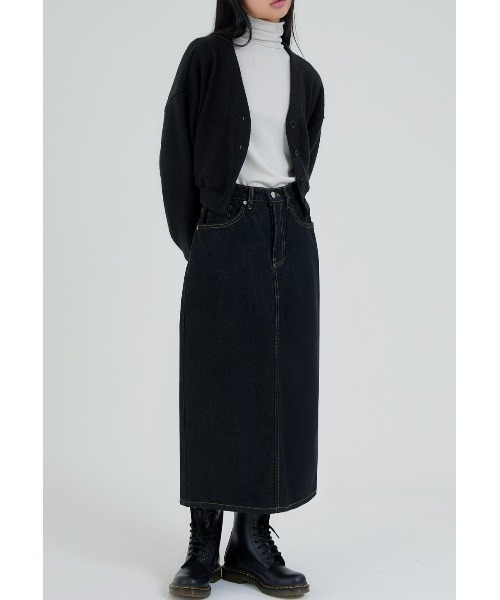 ACOVER(オコボ)の「A'GEM/9 × .kom『ACOVER/オコボ』CROPFIT V-NECK WOOL KNIT CARDIGAN/クロップド丈 Vネックボタンウールニットカーディガン(カーディガン/ボレロ・レディース・ベージュ/グレー/ブルー/アイボリー/ブラック・FREE)」の19枚目の写真