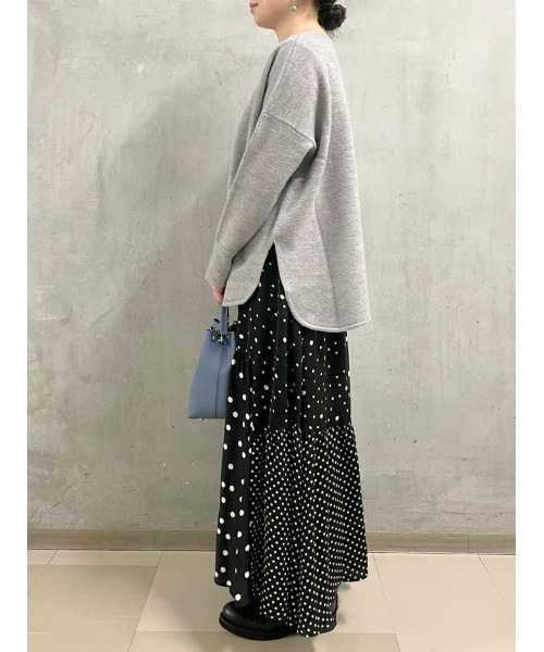 BEARDSLEY(ビアズリー)の「圧縮ニット(ニット/セーター・レディース・ブラック/グレー・FREE)」の20枚目の写真